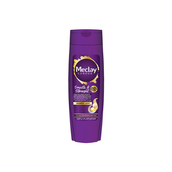 Meclay London Shampoo Smooth & Straight 185ml - Silky, Straight Hair