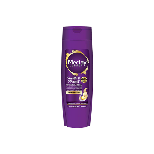 Meclay London Shampoo Smooth & Straight 185ml - Silky, Straight Hair